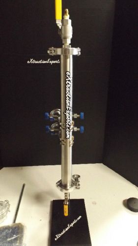 60g capacity stainless steel pressurized butane extraction column