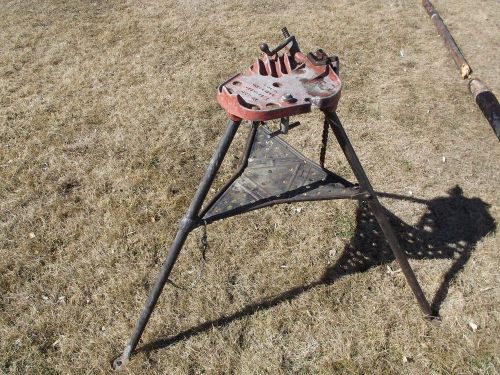 Ridgid pipe threading tristand #450 1/8&#034; - 5&#034; bending stand vise for sale