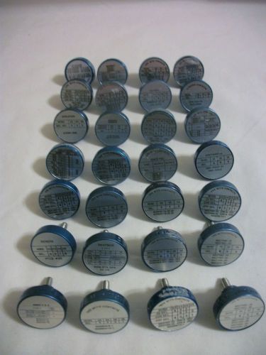 Lot of 27 Used DMC M22520/2-01 Positioners and one Astro Positioner