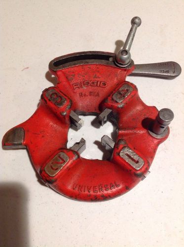 *pre owned* ridgid 811a universal adjustable die head 1/8 - 2 pipe 1/4 - 2 bolt for sale