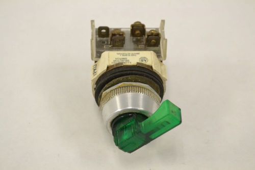 Allen bradley 800t-16jx2kb7 green illuminated selector switch t 120v-ac b318871 for sale