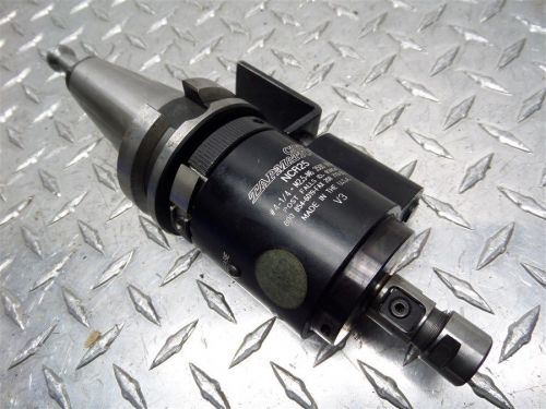 Bt 40 taper cnc tool holder w/ cst tapmatic ncr25 #4 1/4&#034; 3500 rpm tapping head for sale