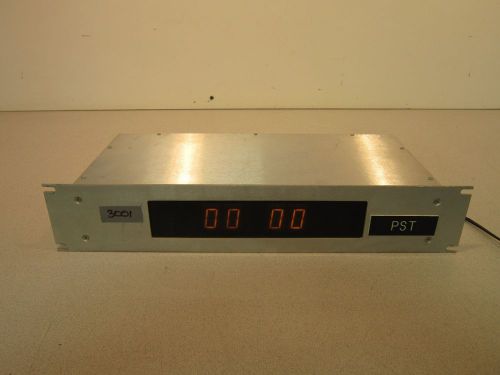 ESE Remote Time Code LED Display Clock 381FP, Powers Up, 120V, Great Deal!
