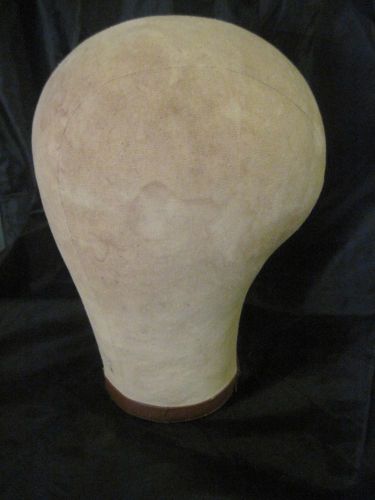 Vintage Collectible Canvas Cloth Millinery buckrum Hat Maker Form