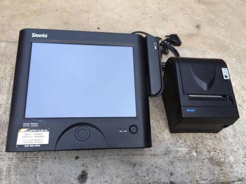 SAM4s SPS-2000 POS TOUCH SCREEN SYSTEM WITH PRINTER USED SYSTEM FREE SHIPPING