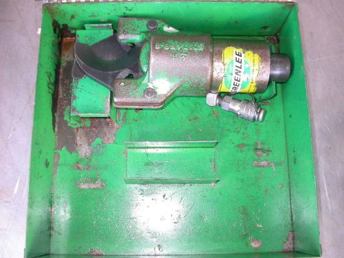 El l greenlee 750 hydraulic cable cutter for sale
