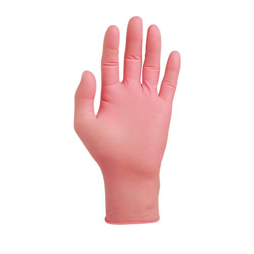 Disposable gloves, latex, s, pink, pk100 ctp-233-s for sale