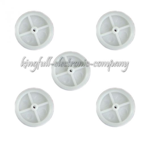 10Pcs Plastic Wheels 4*1.9 For Pulley / Motor / Toy Robot Part DIY New Good