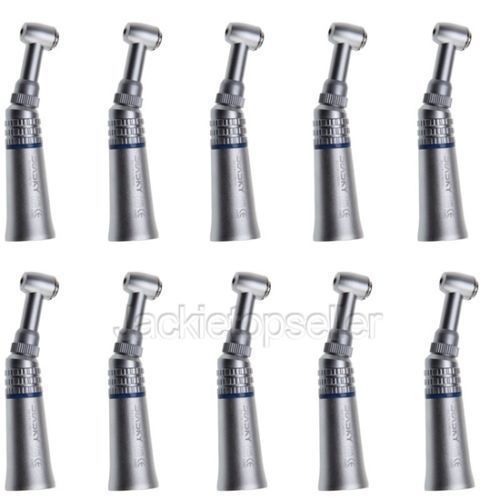 10x Dental Slow Speed Handpiece Push Button Contra Angle Standard top sale