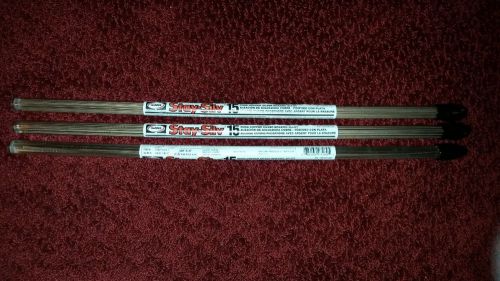 Lot of 3 harris &#039;stay-silv&#039; 15% silver brazing rods 1lb packages (28 sticks x 3) for sale