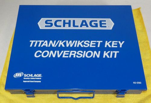 Schlage conversion re-keying, key re-pinning lock kit 40-090 titan ingersoll for sale