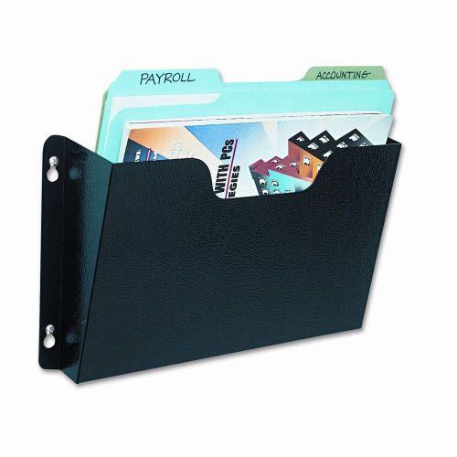 Buddy Products Dr. Pocket Steel Add-On/Single Pocket Wall File, Letter, Black