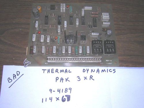 Thermal Dynamics Pak 3XR circuit board 9-4189 114X67