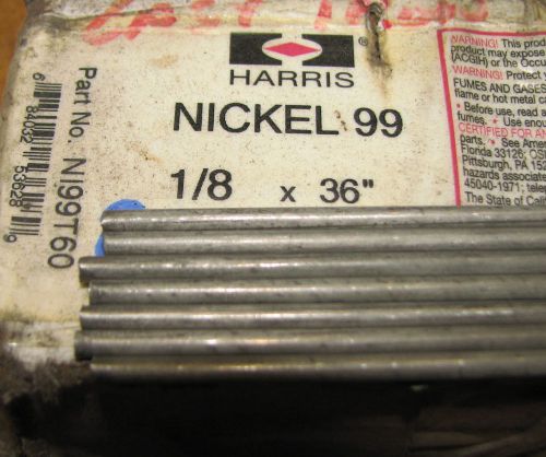 Harris Nickel 99 1/8 Cast Iron Tig Welding Filler Rod 7pcs=1lb