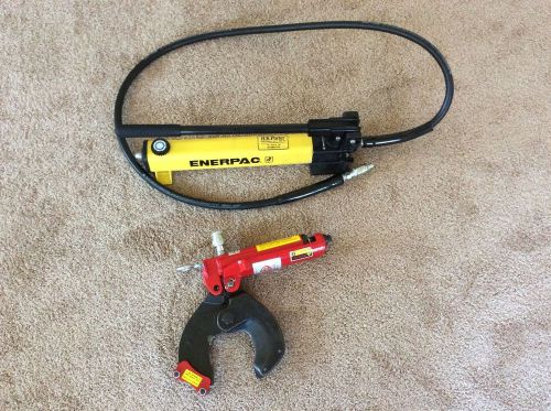 Hk porter cable cutter 179089 with enerpac hand pump for sale