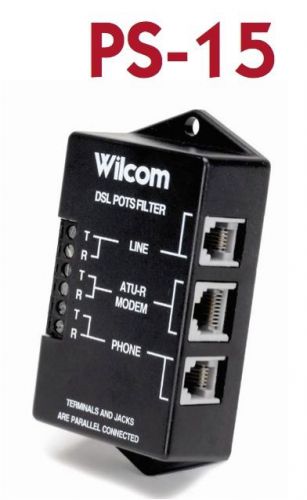 WILCOM xDSL POTS SPLITTER WALLMOUNT MPN: PS-15