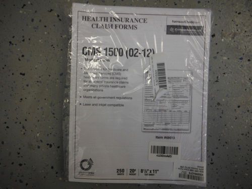 CMS 1500 HCFA Health Insurance Claim Forms (Version 02/12) (B4)