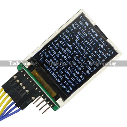 1.8&#034; serial 128x160 spi tft lcd display sd card socket for arduino uno mega r3 for sale