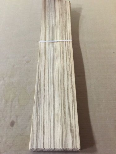 Wood veneer zebrawood 5x24 22 pieces total raw veneer &#034;exotic&#034; ze9 2-4-15 for sale