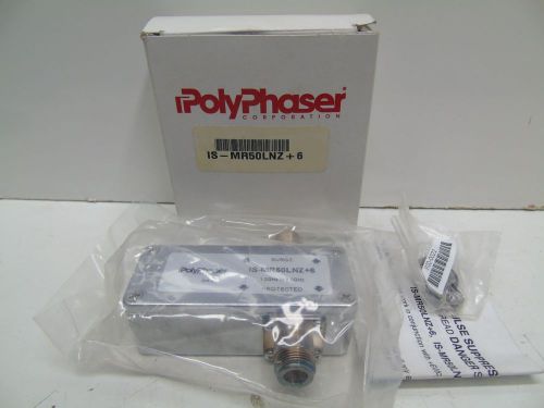 PolyPhaser IS-MR50LNZ+6 Coaxial Surge Protector, N(f)