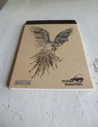 NOTE PAD SCRATCH PAD BROWN COLOR MEMO MASSAGE PARROT SMALL SIZE ALL AGE