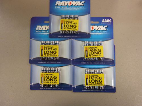 384 New Triple A Rayovac Batteries AAA Alkaline Batteries No Mercury EXP 12/2017