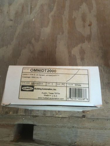 (new) hubbell omni-dt2000 occupancy sensor for sale