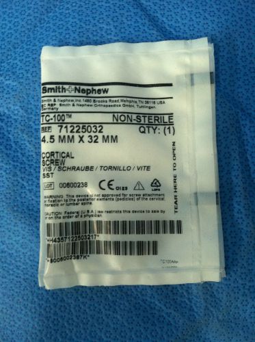 Smith and Nephew Lot of 3 71225032 Cortical Screws