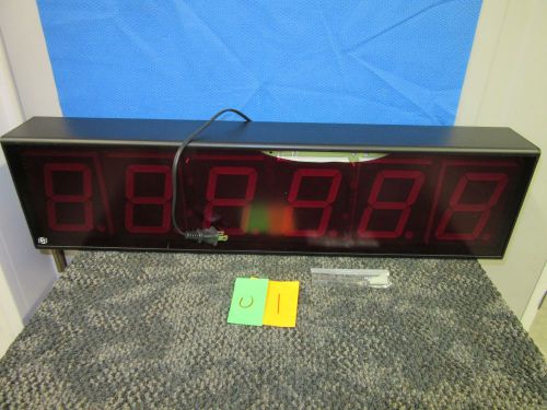 Ese time code remote display broadcast clock timer es-943u 6 digit new for sale