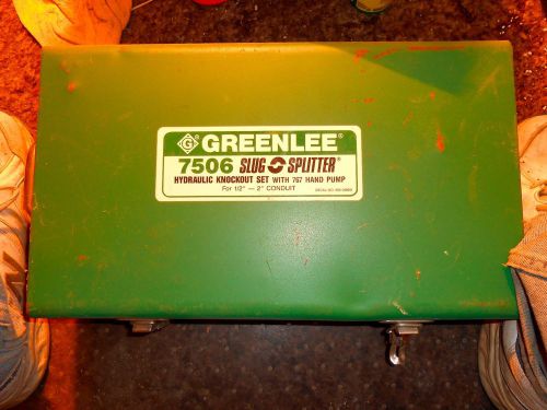 Greenlee  7506 slug spiltter for sale