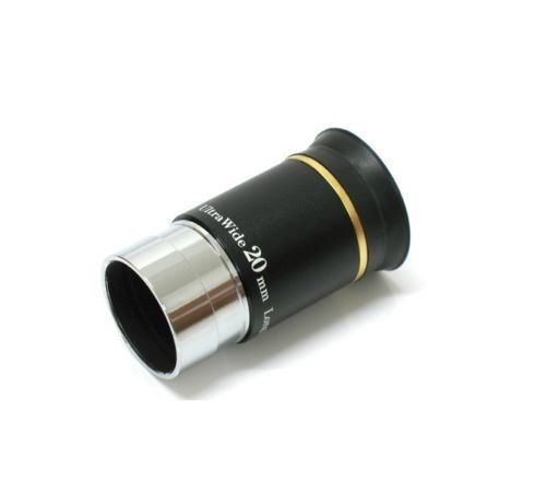 Brand new 1.25&#034; f20mm 66 degree ultra wide angle coated eyepiece for telescop for sale