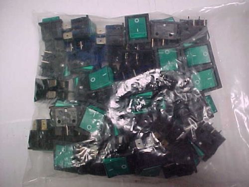 33 Lighted Rocker Switches Rated 20A at 125VAC