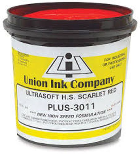 NEW- Union Ink- Ultrasoft HS Plastisols- Case 4 Gal- PLUE2051 Orange