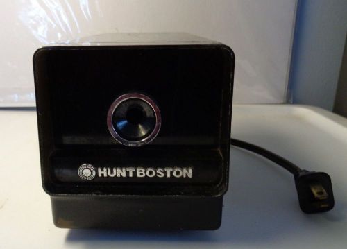 Hunt Boston Black Electric Pencil Sharpener Model 17