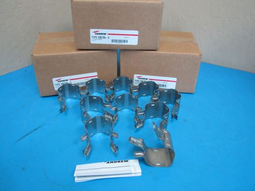 Andrew 206706A-3 1 1/4&#034; Universal Snap-In Hanger Kit LOT OF 3 BOXES (30 Hangers)