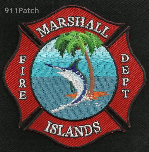 MARSHALL ISLANDS FIRE DEPARTMENT FIREFIGHTER PATCH