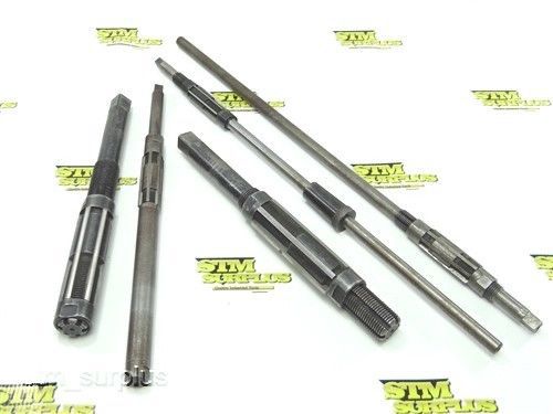 Lot of 5 hss adjustable blade pilot reamers 11/16&#034; to 1-3/16&#034; blue-point award for sale