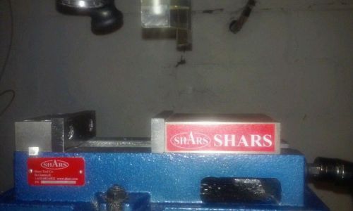 SHARS 4 x 4-1/8&#034; Precision Mill Vise Angle Lock Kurt Type W/ Swivel Base CNC New