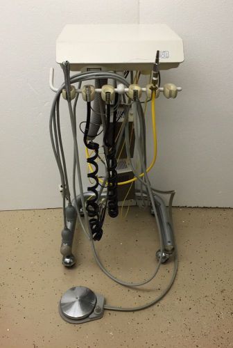 Adec Dental Delivery Cart Model 2523 w/ Foot Pedal