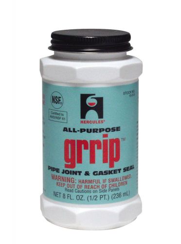 Oatey hercules grrip industrial black pipe joint and gasket sealant, 8oz #15515 for sale