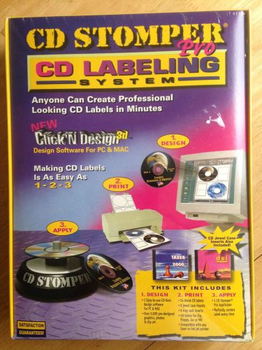 CD Stomper Pro CD Labeling System  NEW