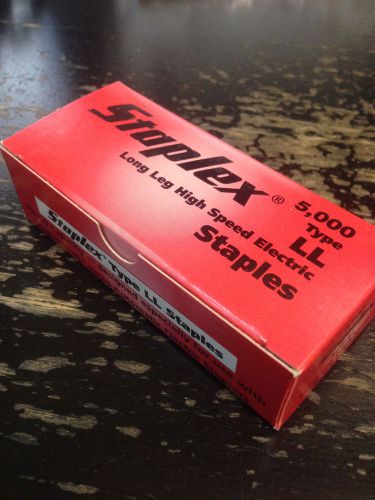 Staplex Thick Wire High Speed Long Staples 5000/box LL NEW for Model H, HL &amp; HS