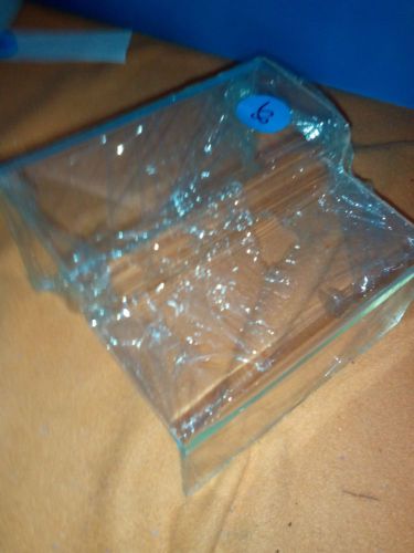 ACRYLIC DISPLAY STAND / RISER /  STEP  2 LEVEL BLEMISHED #85 BLUE DOT SPECIAL