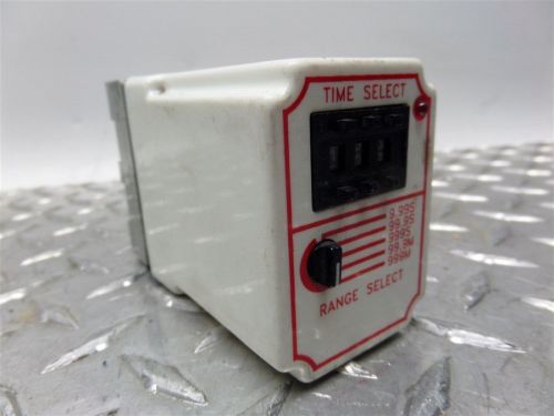 DAYTON 6A854 SOLID STATE TIME ON DELAY RELAY MULTIPLE PURPOSE 0.5 SEC-999 MIN