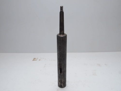 #1 Morse Taper MT1 Extension 6 1/4&#034; long Used 9&#034; OAL Lathe Drill Logan Leblond