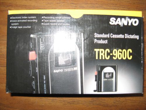 Sanyo TRC-960C Standard Cassette Dictating Product