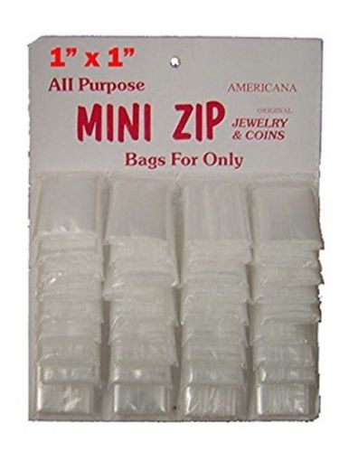 Mini Zip Lock Bags 1 X 1 Inch 1000 Bags.  FREE FAST SHIPPING!