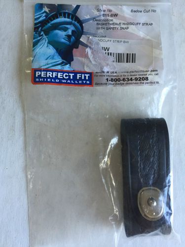 Perfect fit handcuff strap safety snap  basketweave 811-bw for sale
