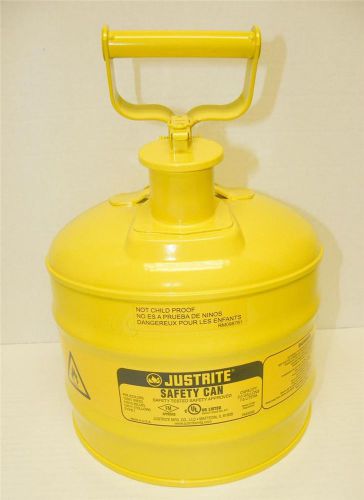 Justrite 2.0 Gallon Safety Can 10511 - Diesel
