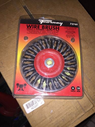 Forney 72749 Wire Wheel Brush, Twist Knot Crimped with 1/2-Inch &amp; 5/8-Inch D4
